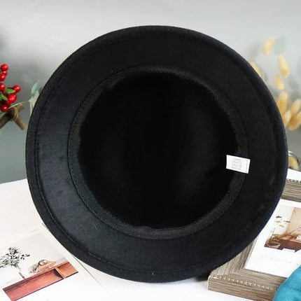 Chapeau cloche luxueux en laine - Marron - S (54 - 55cm) | La boutique du chapeau