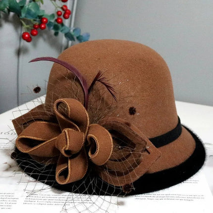 Chapeau cloche pour mariage - Blanc - M (56 - 58cm) | La boutique du chapeau