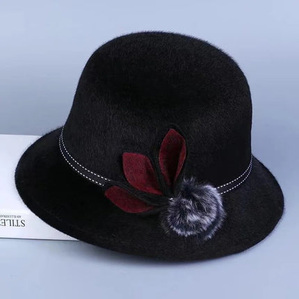 Chapeau cloche raffiné - Noir 2 - L (58 - 59cm) | La boutique du chapeau