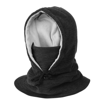 Chapeau coupe - vent cagoule hiver - Noir - Adulte | La boutique du chapeau