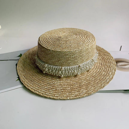 Chapeau de bateau - Beige - M (56 - 58cm) | La boutique du chapeau