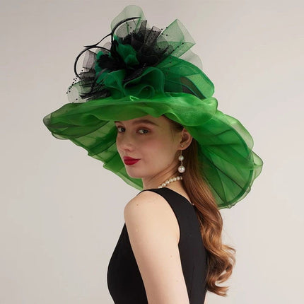 Chapeau de cérémonie charmant - Blanc - M (56 - 58cm) | La boutique du chapeau