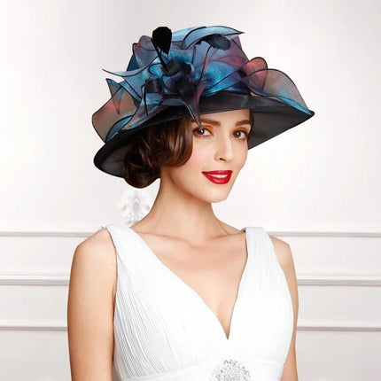 Chapeau de cérémonie chic - Violet - M (56 - 58cm) | La boutique du chapeau