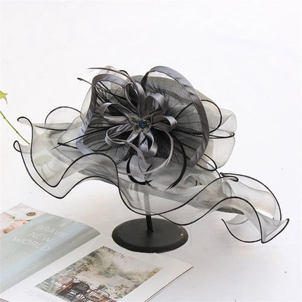 Chapeau de cérémonie classique - Gris - M (56 - 58cm) | La boutique du chapeau