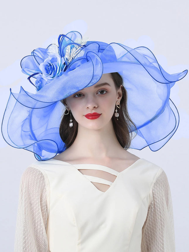 Chapeau de cérémonie distingué - Or/marron - M (56 - 58cm) | La boutique du chapeau