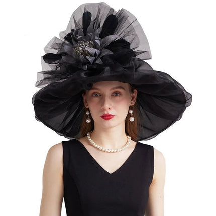 Chapeau de cérémonie féminin - Bleu - M (56 - 58cm) | La boutique du chapeau