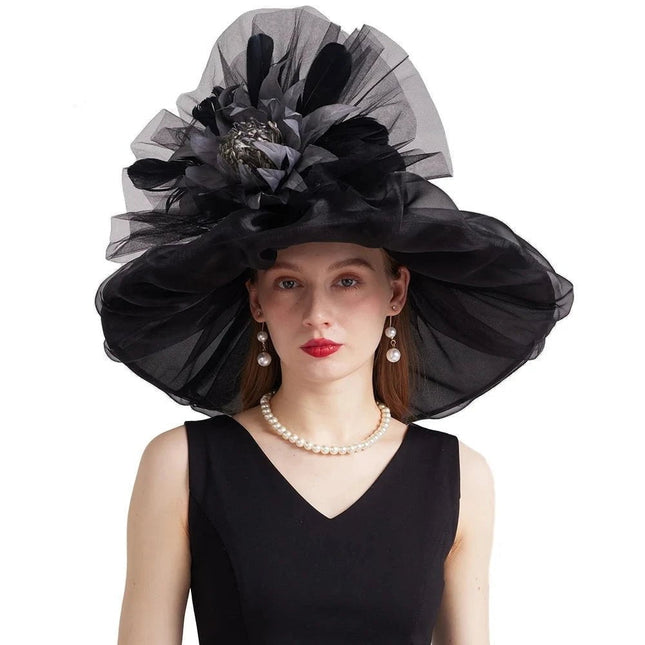 Chapeau de cérémonie féminin - Bleu - M (56 - 58cm) | La boutique du chapeau