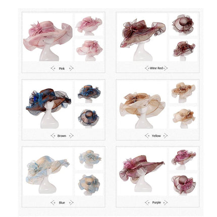 Chapeau de cérémonie intemporel - Violet - M (56 - 58cm) | La boutique du chapeau