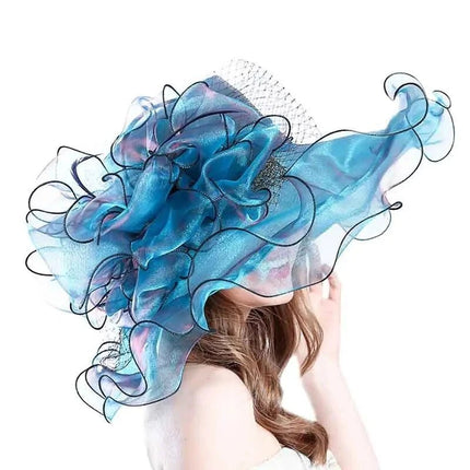 Chapeau de cérémonie original - Bleu 2 - M (56 - 58cm) | La boutique du chapeau