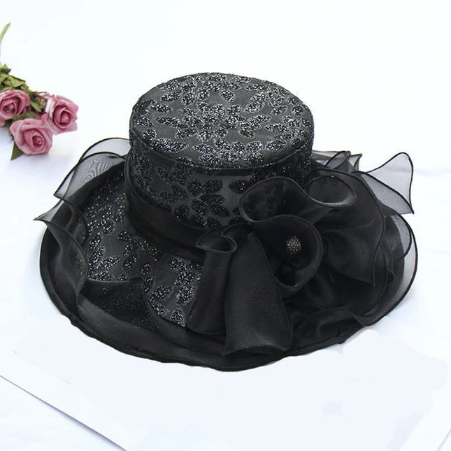 Chapeau de cérémonie raffiné - Noir - M (56 - 58cm) | La boutique du chapeau
