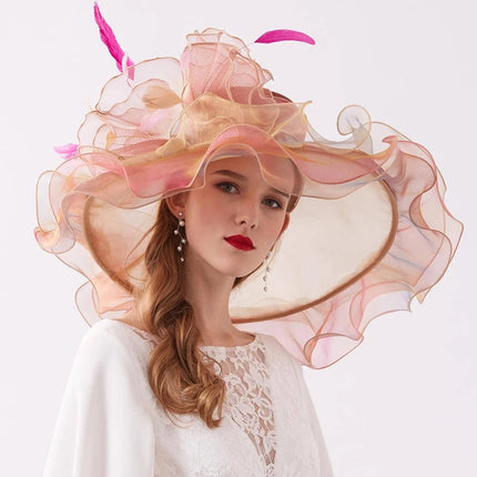 Chapeau de cérémonie sophistiqué - Or - M (56 - 58cm) | La boutique du chapeau