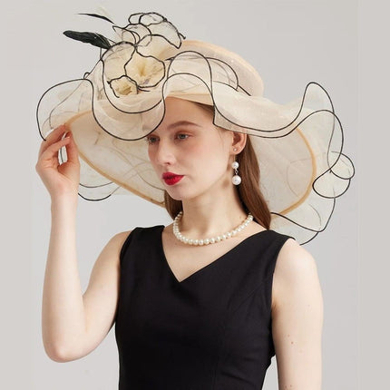 Chapeau de cérémonie stylé - Rose - M (56 - 58cm) | La boutique du chapeau