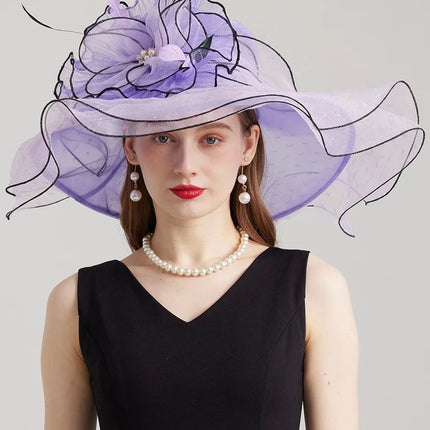 Chapeau de cérémonie stylé - Rouge - M (56 - 58cm) | La boutique du chapeau