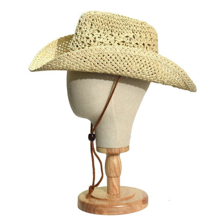 Chapeau de Cowboy en paille souple - Khaki - M (56 - 58cm) | La boutique du chapeau