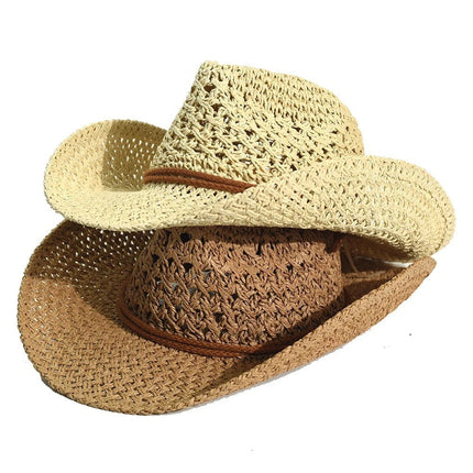 Chapeau de Cowboy en paille souple - Khaki - M (56 - 58cm) | La boutique du chapeau
