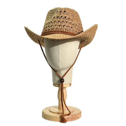 Chapeau de Cowboy en paille souple - Khaki - M (56 - 58cm) | La boutique du chapeau