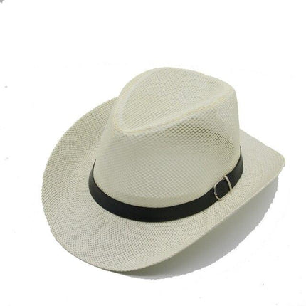 Chapeau de Cowboy paille - Blanc 1 - L (58 - 59cm) | La boutique du chapeau