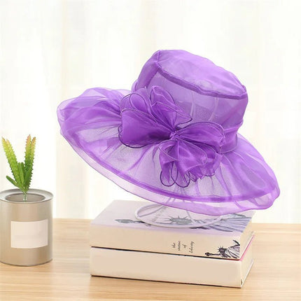 Chapeau de gala - Violet - M (56 - 58cm) | La boutique du chapeau