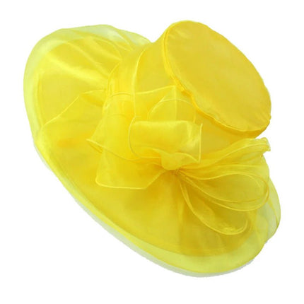 Chapeau de gala - Jaune - M (56 - 58cm) | La boutique du chapeau