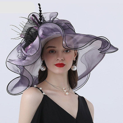 Chapeau de Mariage - Violet - M (56 - 58cm) | La boutique du chapeau