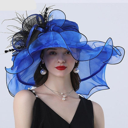 Chapeau de Mariage - Bleu - M (56 - 58cm) | La boutique du chapeau