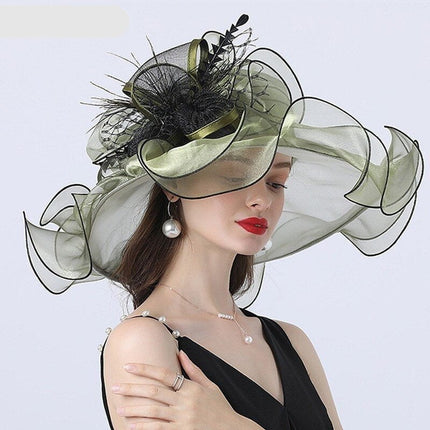 Chapeau de Mariage - Vert - M (56 - 58cm) | La boutique du chapeau