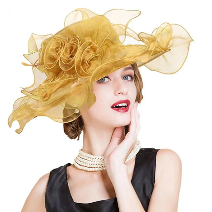 Chapeau de mariage bohème - Rose - M (56 - 58cm) | La boutique du chapeau