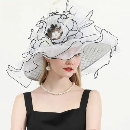 Chapeau de mariage élégant - Champagne - M (56 - 58cm) | La boutique du chapeau