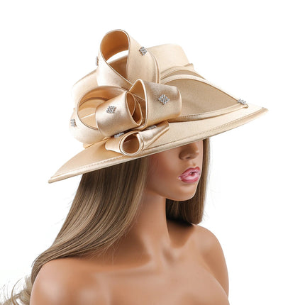 Chapeau de mariage vintage - Or 3 - M (56 - 58cm) | La boutique du chapeau