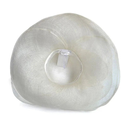 Chapeau de mariée à large bord - Bleu - M (56 - 58cm) | La boutique du chapeau