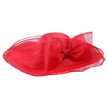 Chapeau de mariée à large bord - Bleu - M (56 - 58cm) | La boutique du chapeau