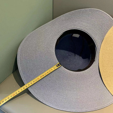 Chapeau de paille à grand bord - Beige - M (56 - 58cm) | La boutique du chapeau