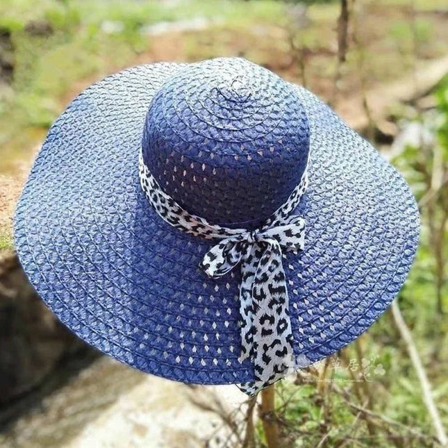 Chapeau de paille ajouré femme - Khaki - M (56 - 58cm) | La boutique du chapeau