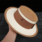Blanc/marron / M (56-58cm)