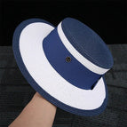 Blanc/bleu / M (56-58cm)