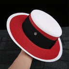 Blanc/rouge / M (56-58cm)