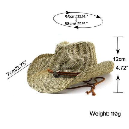 Chapeau de paille Cirboy - Beige - M (56 - 58cm) | La boutique du chapeau