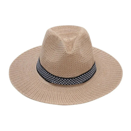 Chapeau de paille d'été - Khaki - M (56 - 58cm) | La boutique du chapeau