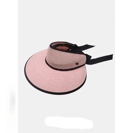 Chapeau de paille d'été pour femmes - Rose - Ajustable (du 54 au 59) | La boutique du chapeau