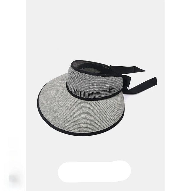 Chapeau de paille d'été pour femmes - Bleu ciel - Ajustable (du 54 au 59) | La boutique du chapeau