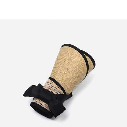 Chapeau de paille d'été pour femmes - Bleu ciel - Ajustable (du 54 au 59) | La boutique du chapeau
