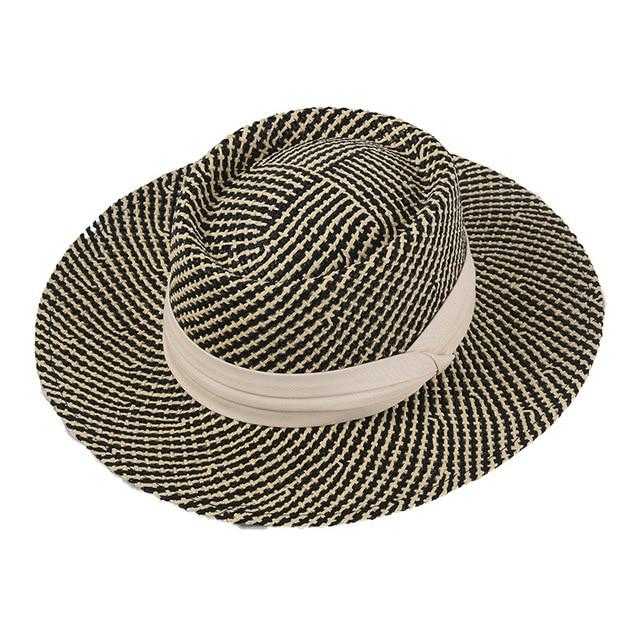 Chapeau de paille d'été pour femmes hommes - Khaki - M (56 - 58cm) | La boutique du chapeau