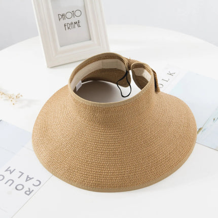 Chapeau de paille été - Khaki - Ajustable (du 54 au 59) | La boutique du chapeau