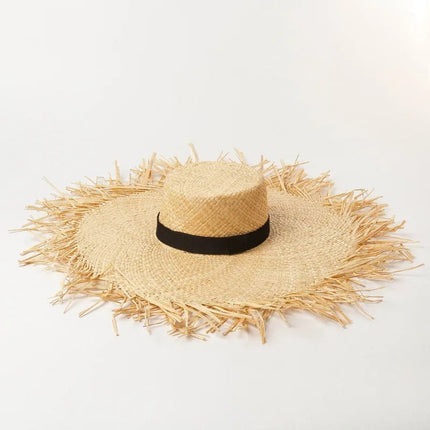 Chapeau de Paille femme - Beige - M (56 - 58cm) | La boutique du chapeau
