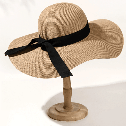 Chapeau de paille femme chic - Beige clair - M (56 - 58cm) | La boutique du chapeau