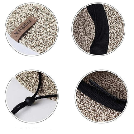 Chapeau de paille femme plage - Beige clair - M (56 - 58cm) | La boutique du chapeau