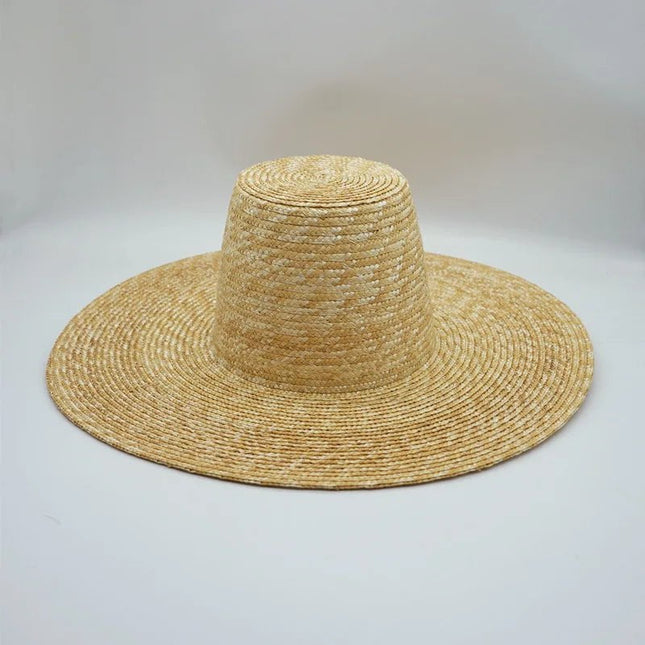 Chapeau de paille haut - Beige - M (56 - 58cm) | La boutique du chapeau