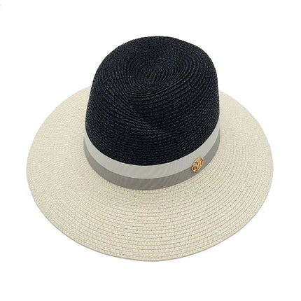 Chapeau de paille haut de gamme - Rose 1 - M (56 - 58cm) | La boutique du chapeau
