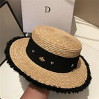 Beige/noir / M (56-58cm)