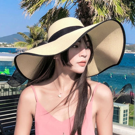 Chapeau de paille pour femme - Jaune - M (56 - 58cm) | La boutique du chapeau